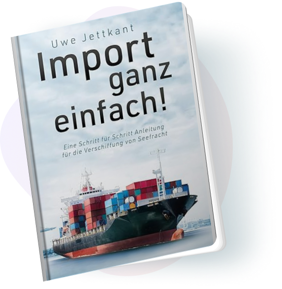 Ein Buchcover des Importratgebers names "Import Ganz Einfach"